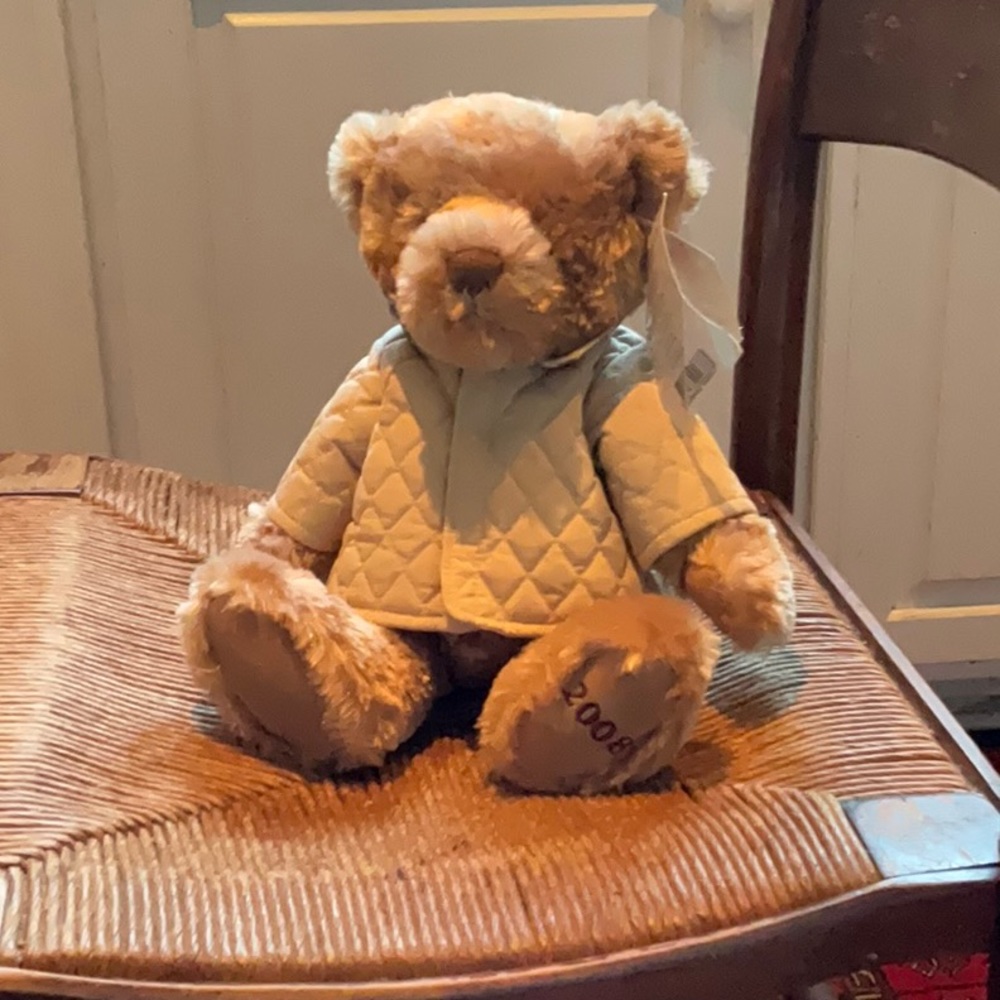 Burberry Teddy Bear 2008, super cute, never used. About 12 inches long.